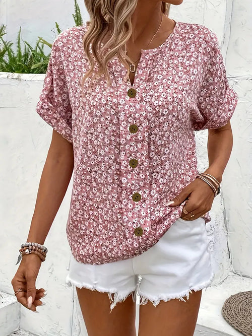 Mery | Button Summer Top
