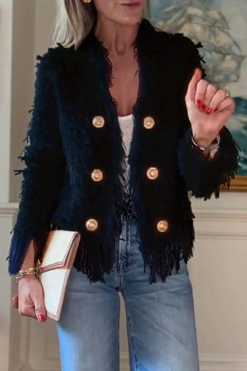 Celeste – Women’s Tassel Elegant Cardigan Jacket