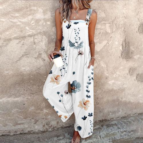 Fiona Jumpsuit with Floral Print