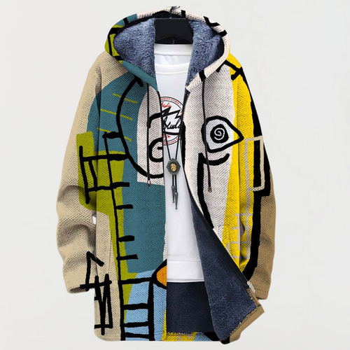 Mira | Artistic Abstract Cardigan
