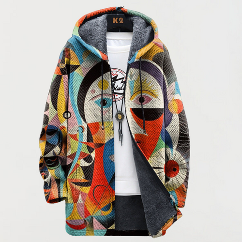 Mira | Artistic Abstract Cardigan
