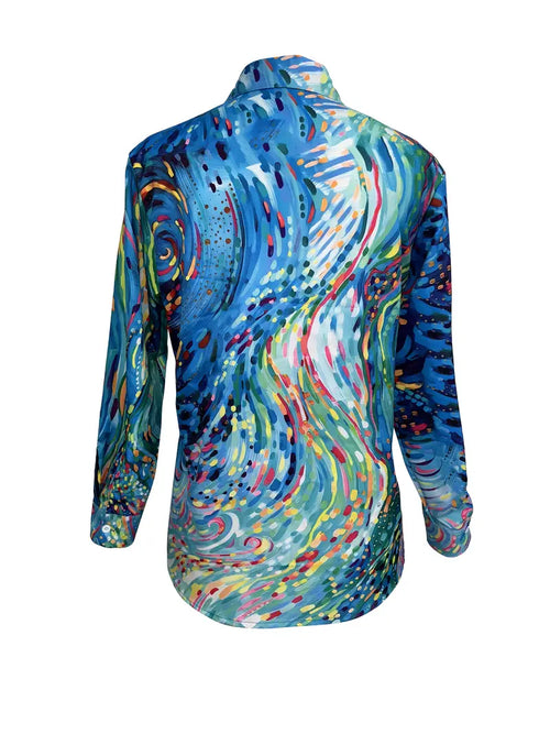 Aylaria™ | Artistic Watercolor Blouse