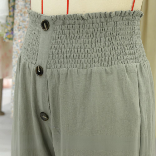 SAGE - HIGH WAIST WIDE-LEG PANTS