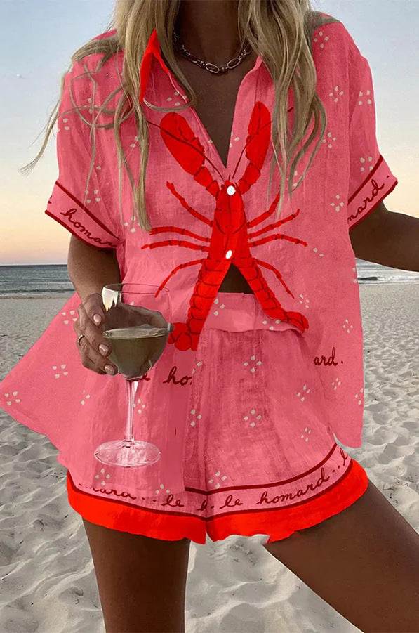 Pallina™ | Lobster Pink Short Set