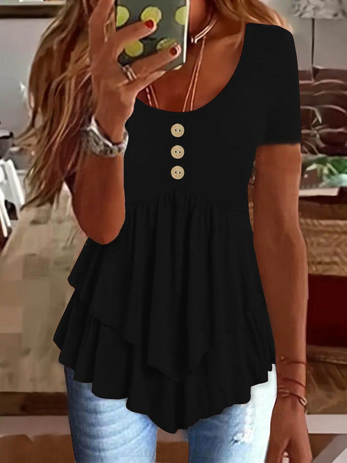 BELLE – RUFFLED VINTAGE TOP