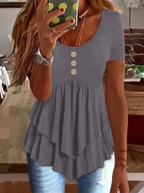 BELLE – RUFFLED VINTAGE TOP