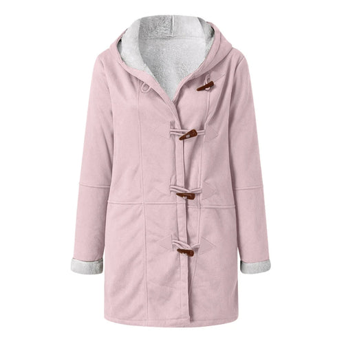 Daphne – Women’s Vintage Fleece Hooded Winter Coat