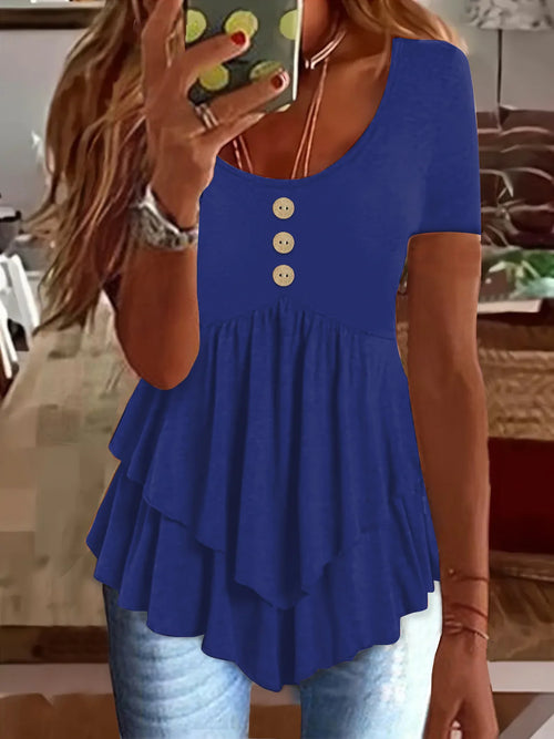 BELLE – RUFFLED VINTAGE TOP