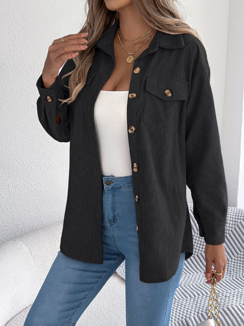Sylvia – Women’s Corduroy Button-Up Jacket