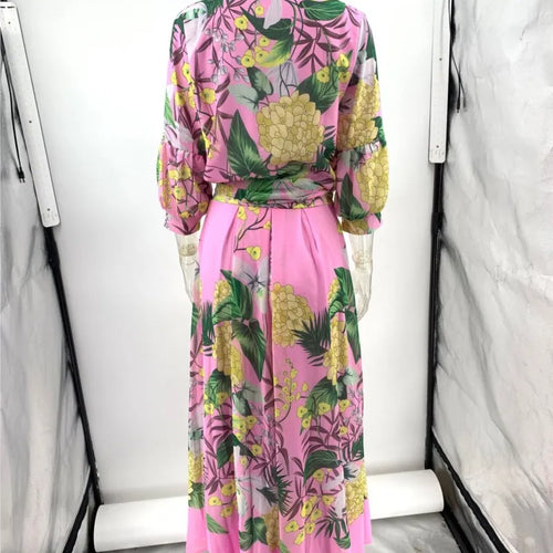 Maritza | Elegant Flared Sleeve Long Dress