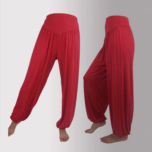 LYRA - LACE TRIM MID-WAIST PANTS