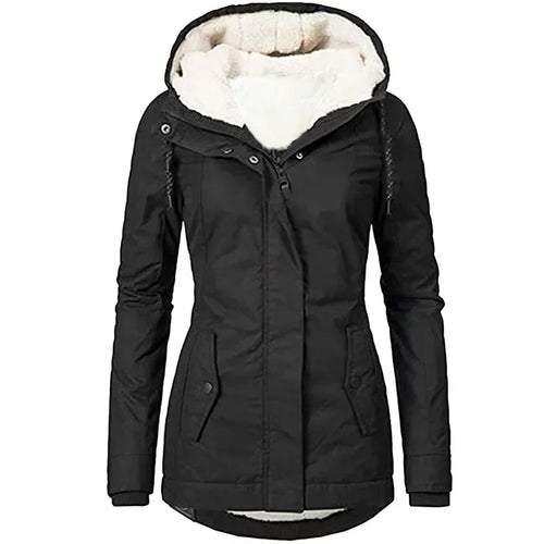Claudine – Women’s Winter Hooded Fleece Coat