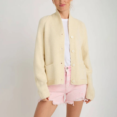 Magda – Women’s Lobster Print Knit Cardigan Coat