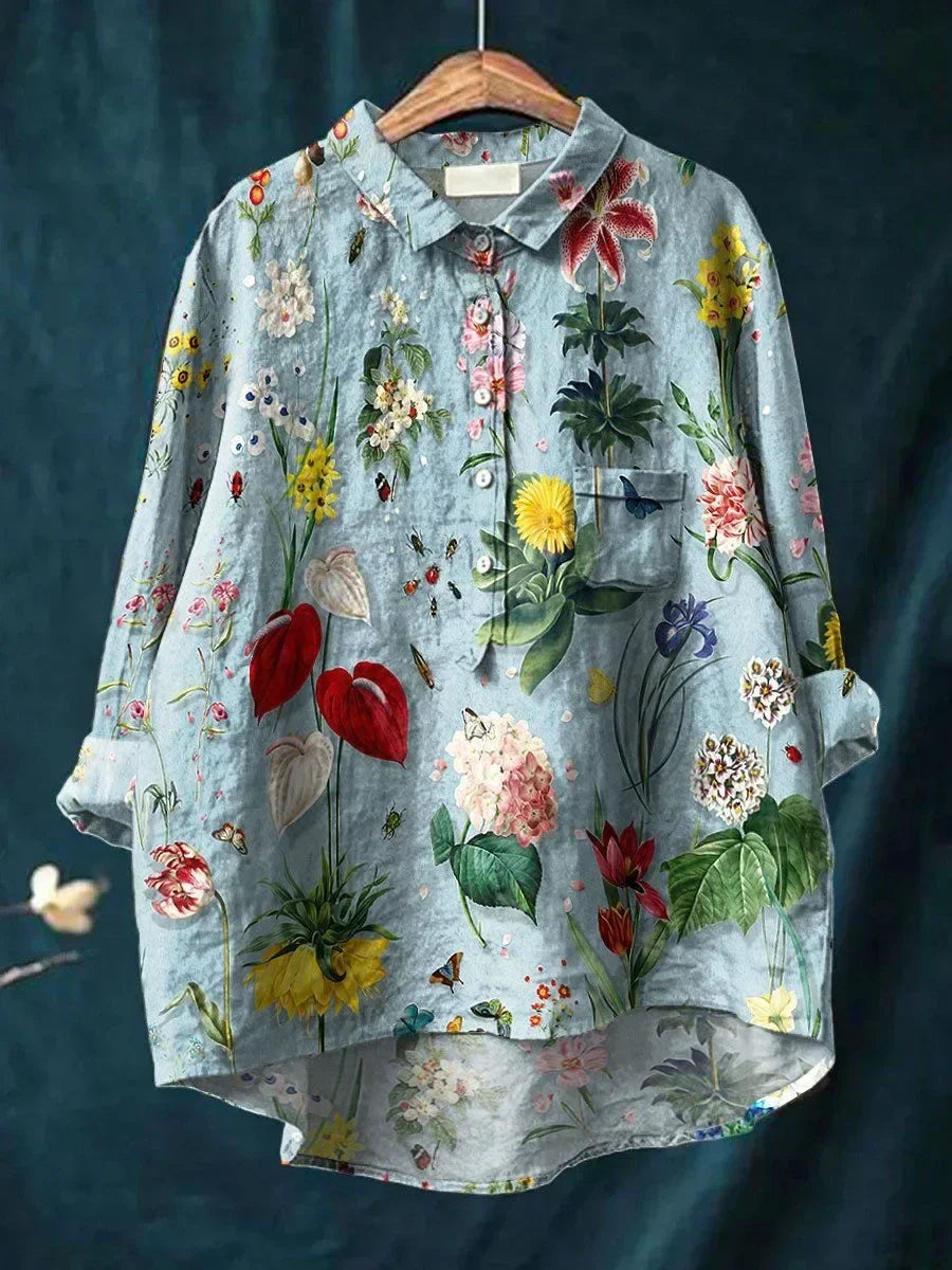 Sofia® | Chic Floral Patterned Shirt
