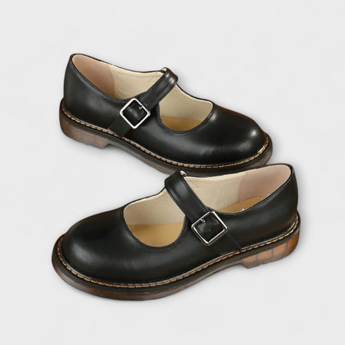 MADELINE - VINTAGE MARY JANE LEATHER SHOES