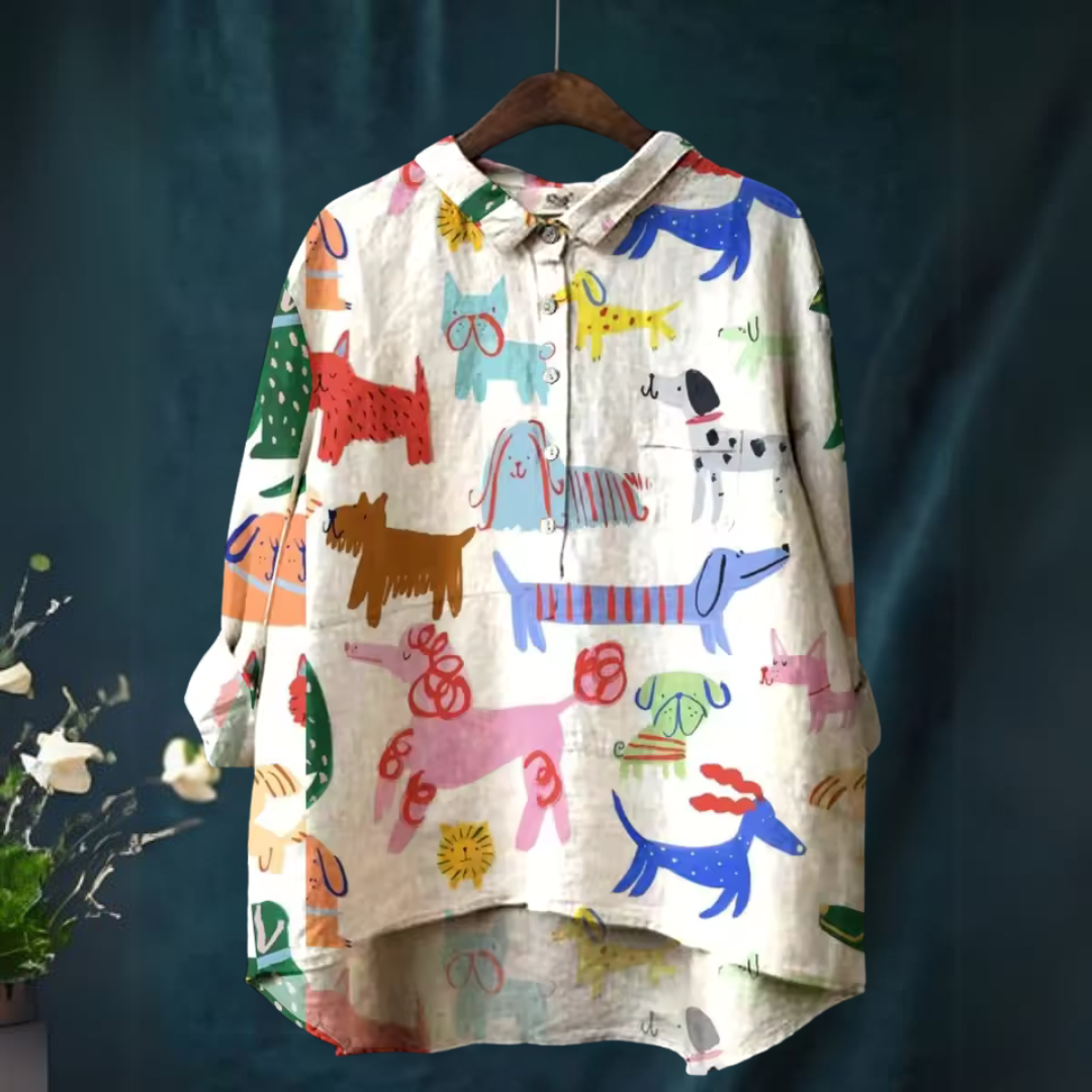 Sofia® | Trendy Printed Casual Shirt
