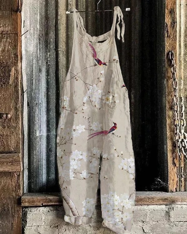 Nova | Retro Floral Jumpsuit