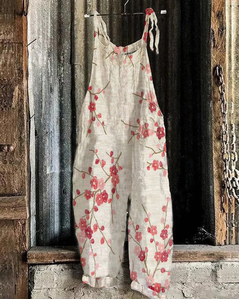 Harlow | Retro Floral Jumpsuit