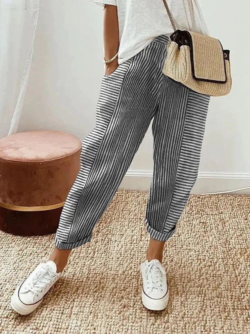 Luna™ – Striped Comfort Trousers