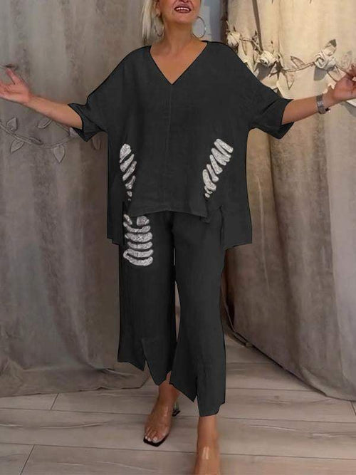 BIANCA | Elegant Two-Piece Summer Set for Sunny Days