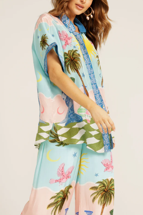 Cree Ethnic Hand-Painted Print Loose set