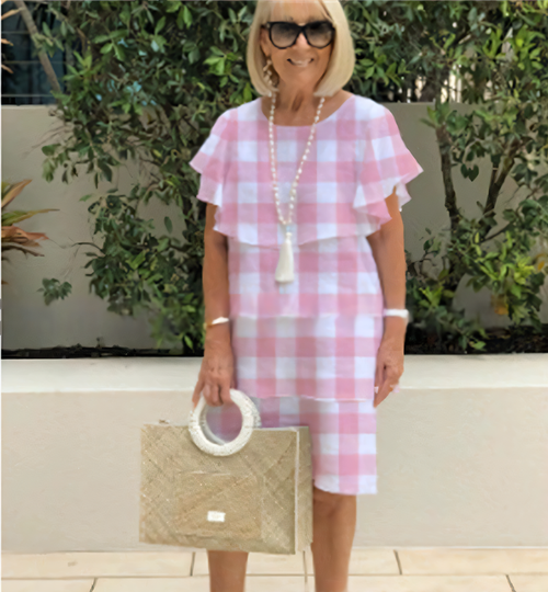 Elegant Breeze™ Layered Chiffon Midi Dress