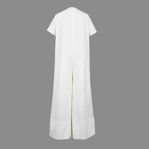Corinne – Effortless elegant V-neck wide-leg jumpsuit