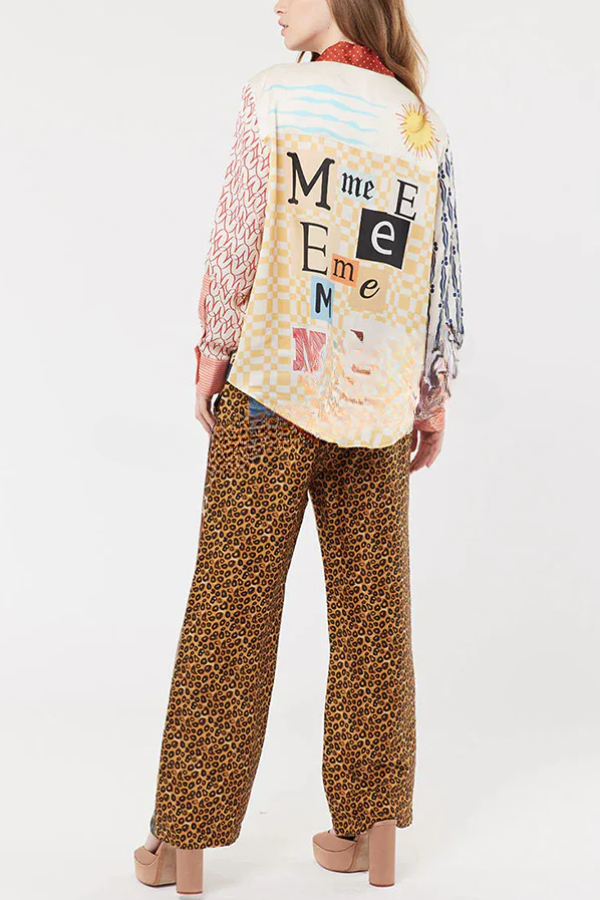 Savanna™ Tropical Tiger Print Shirt & Pants Set