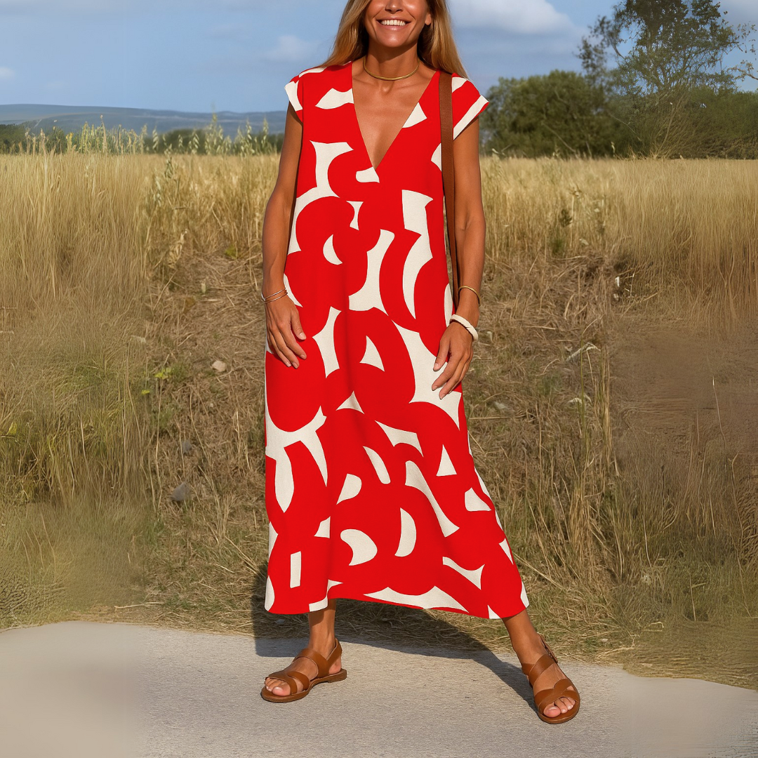 Valérie | Airy Dress with V-Neck