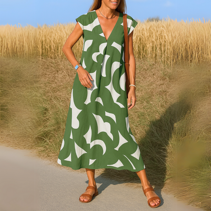 Valérie | Airy Dress with V-Neck
