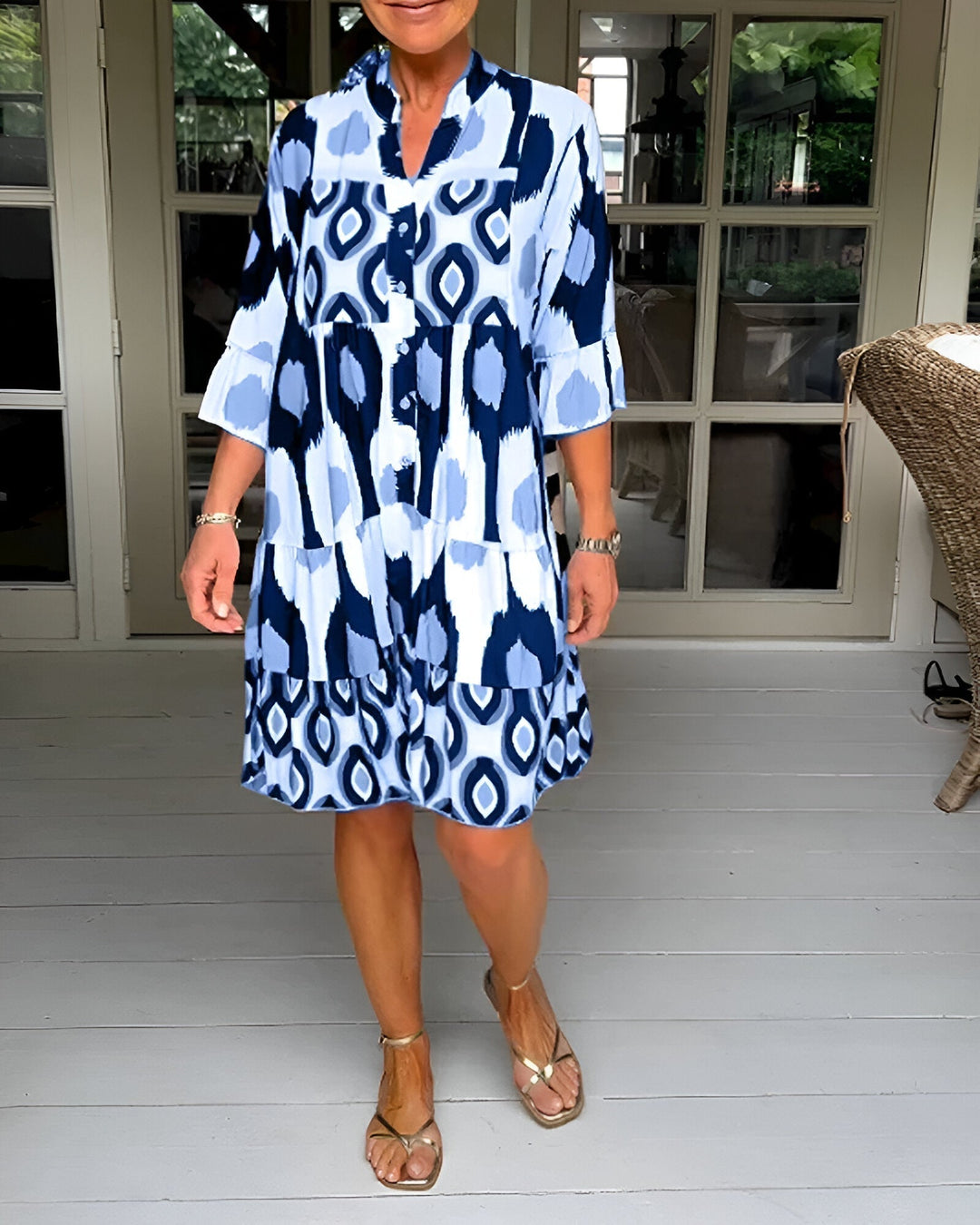 Lavira - Elegant Midi Dress