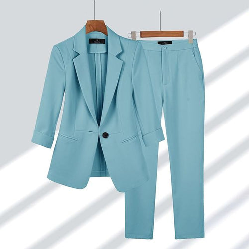 Viktoriya - Two-Piece Blazer and Trouser Set