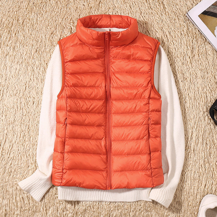Galora - Fresh Vest Featuring White Duck Feathers