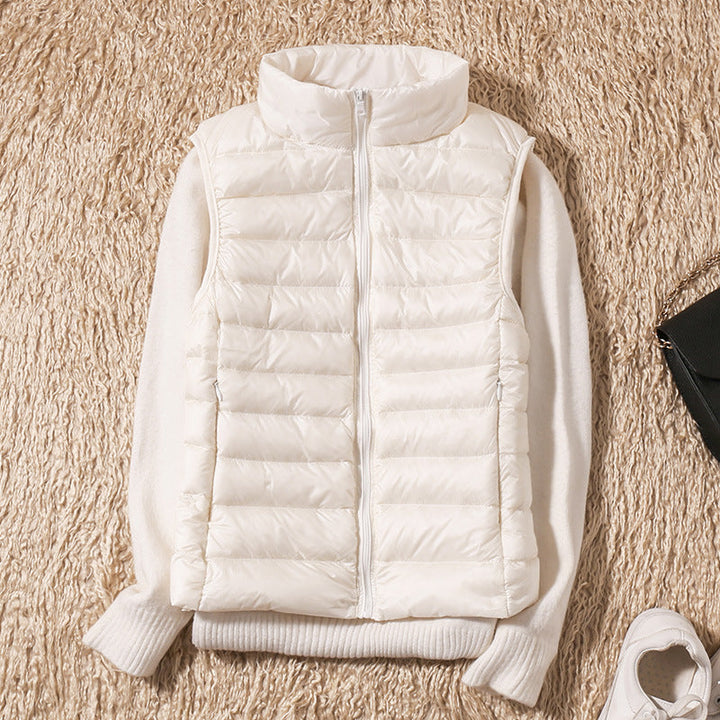 Galora - Fresh Vest Featuring White Duck Feathers