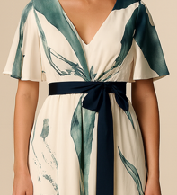 Lusso Vita™ | Watercolour Effect Maxi Dress