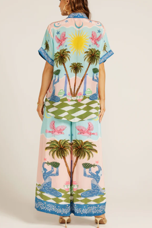 Cree Ethnic Hand-Painted Print Loose set