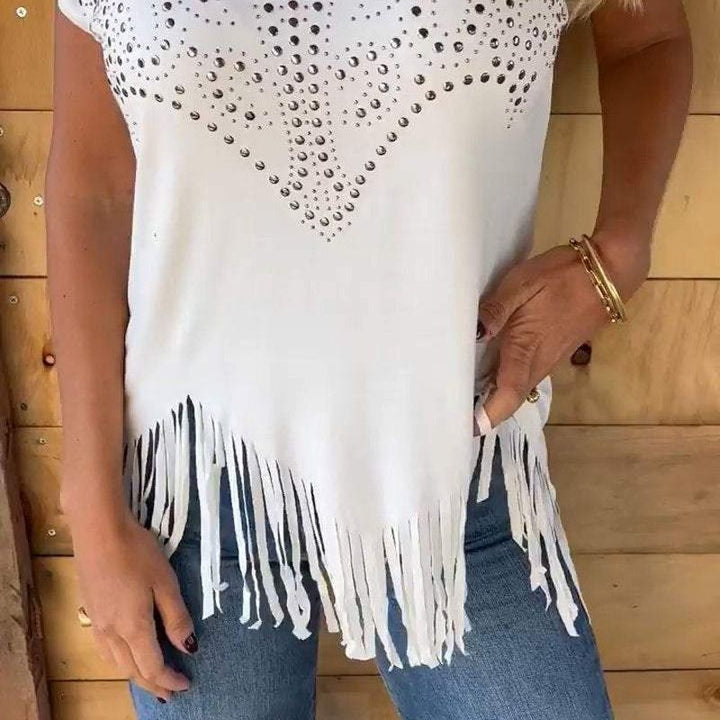 Helena – Chic playful short sleeve T-shirt