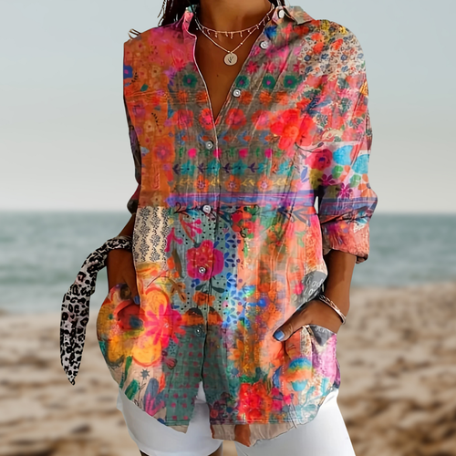 CALISTA™ | VIBRANT BOHEMIAN-STYLE BLOUSE