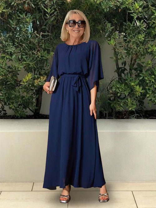 Clarisse | Elegant Chiffon Banquet Maxi Dress