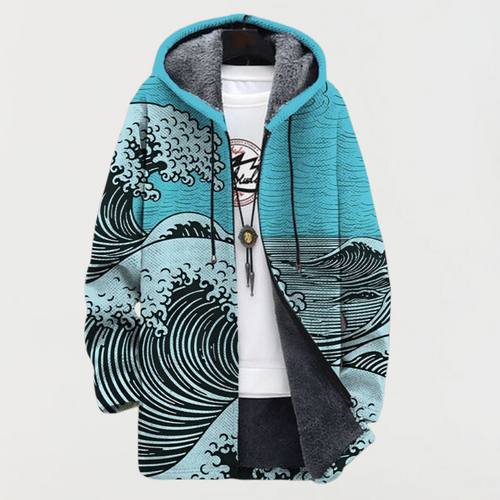 Kai | Ocean-Inspired Waves Cardigan