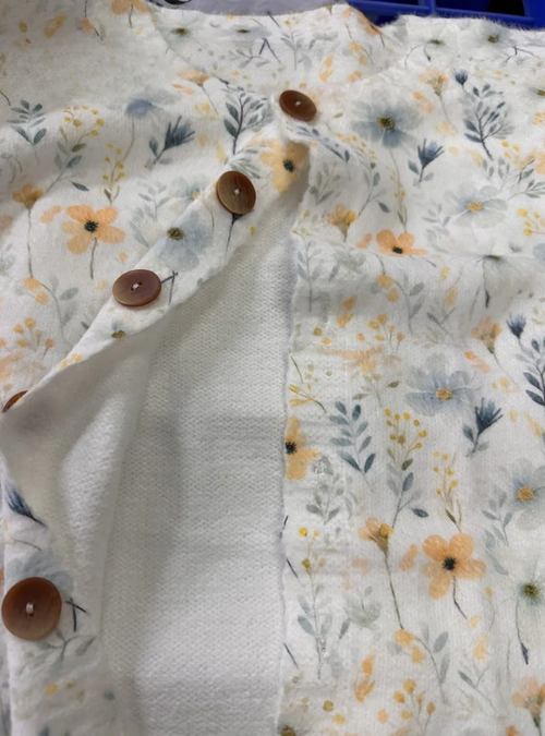 Maribelle – Charming, cozy floral buttoned cardigan sweater