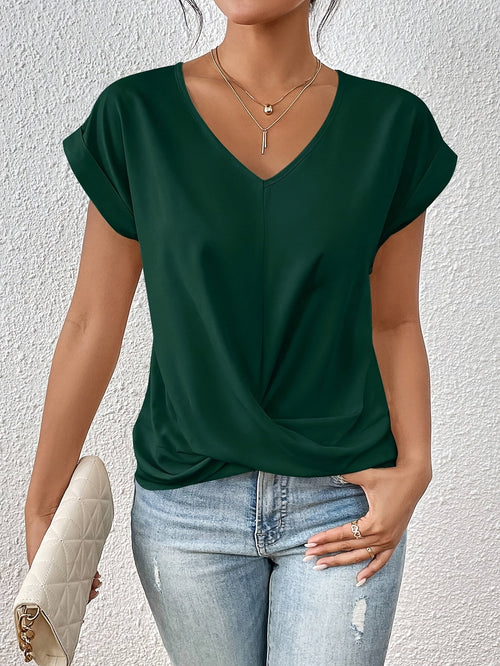 Luna™ – Casual Sweetheart Neckline T-Shirt