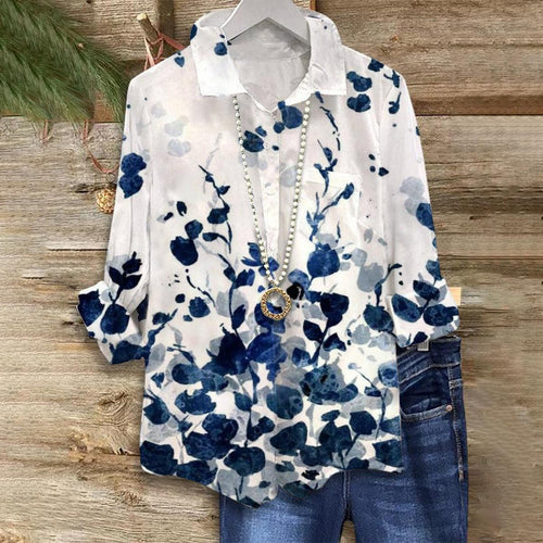 FLORENCE - VINTAGE FLORAL COLLARED SHIRT