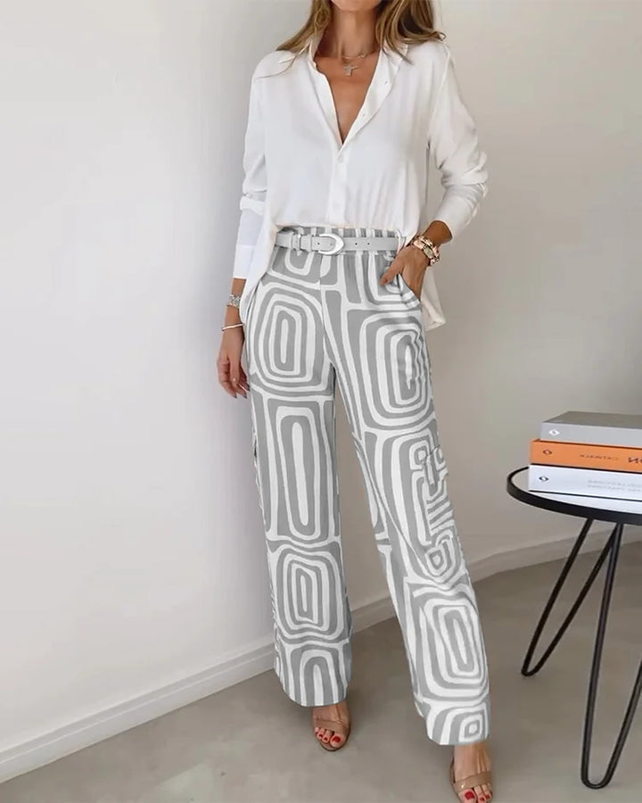 Lara™ – Elegant Two-Piece Set (Free Belt Included)