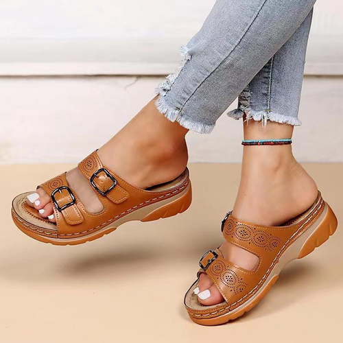 Simona | Orthopedic Leather Sandals