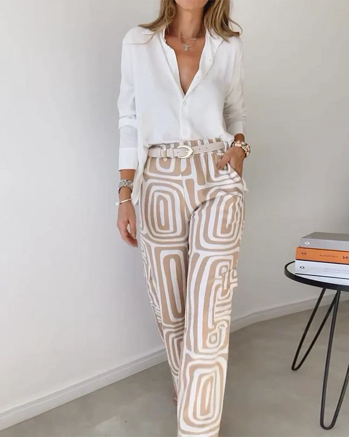 Lara™ – Elegant Two-Piece Set (Free Belt Included)