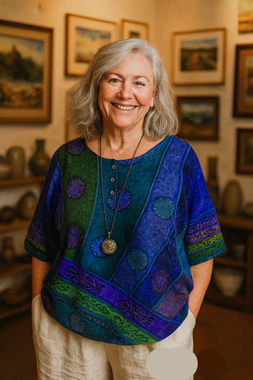 Ysolde | Artistic Top – Flows Gently, Flatters Beautifully