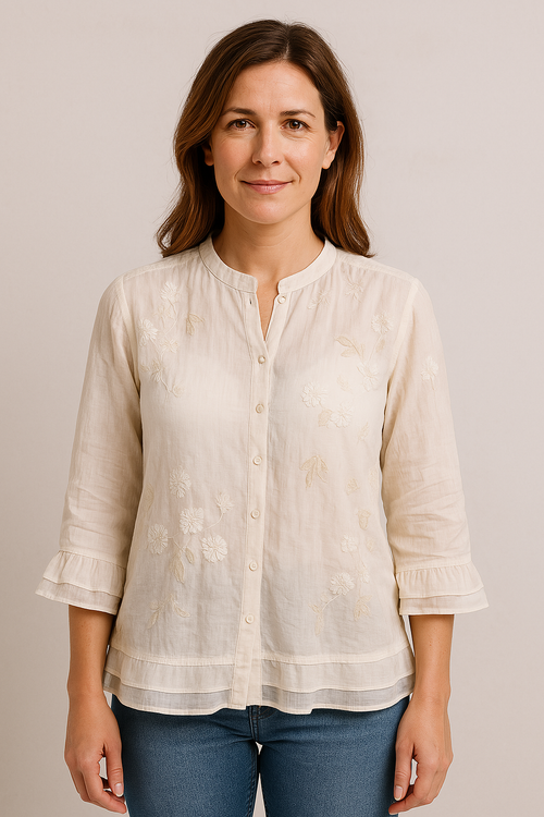 Laurienne™ | Embroidered Blouse