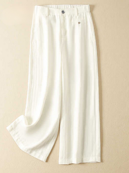 VEDA – JACQUARD WIDE-LEG TROUSERS