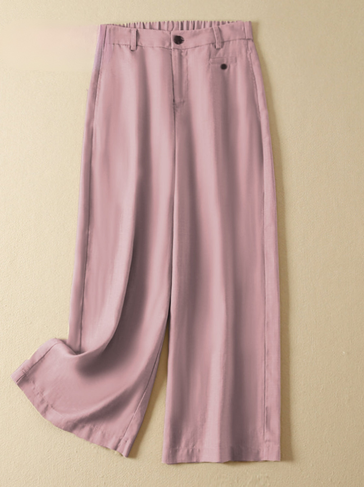 VEDA – JACQUARD WIDE-LEG TROUSERS